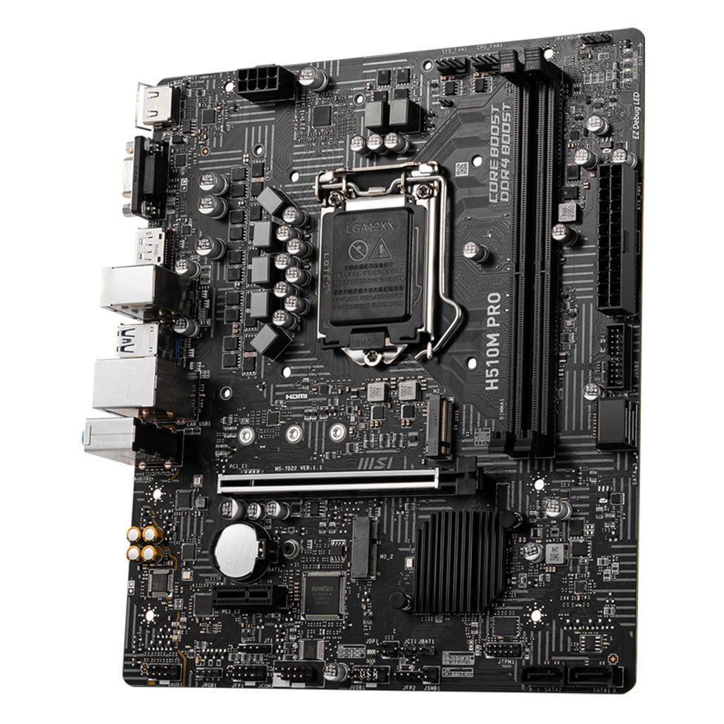 MSI H510M PRO MotherBoard - LGA 1200, 29866878599420, Available at 961Souq