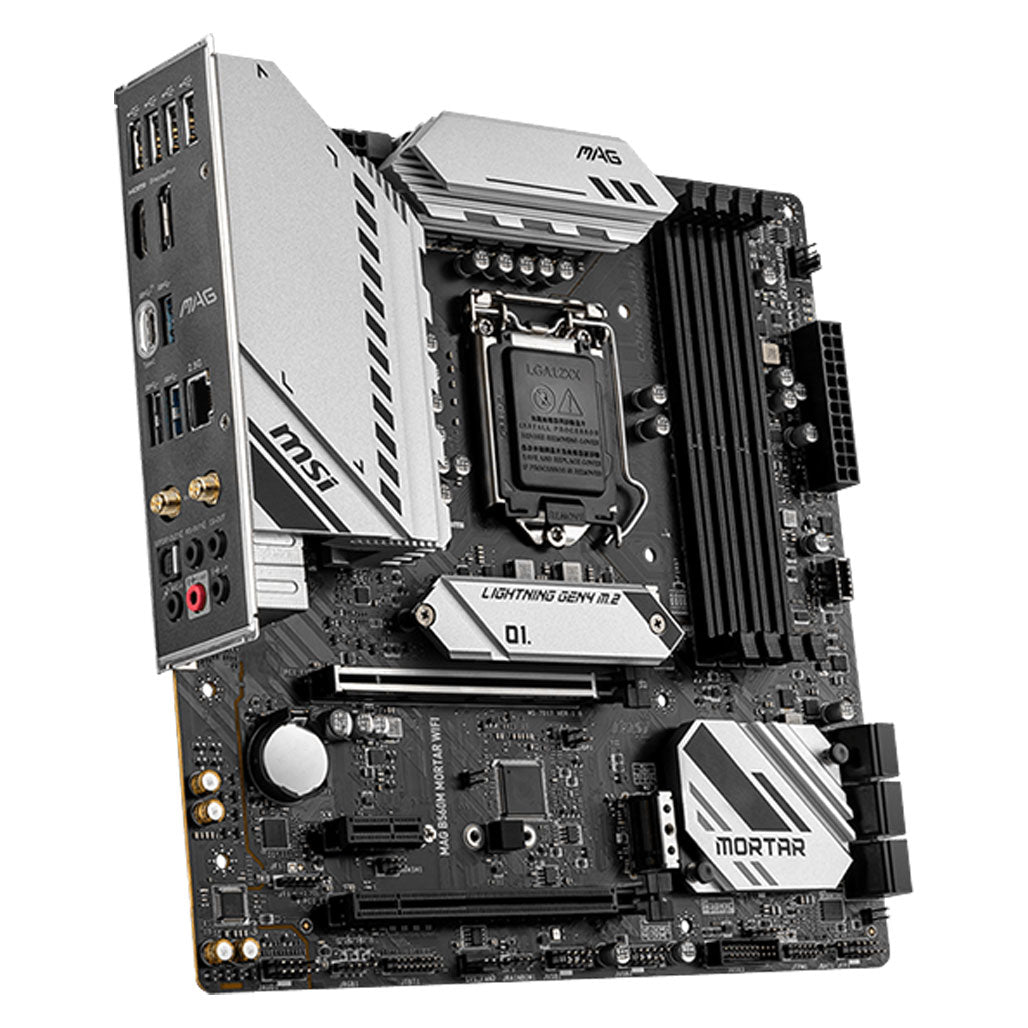 A Photo Of MSI MAG B560M MORTAR WIFI MotherBoard - LGA 1200