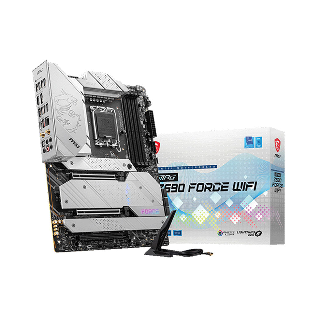 MSI Z690 FORCE WIFI DDR5 MotherBoard - LGA 1700, 29867641241852, Available at 961Souq
