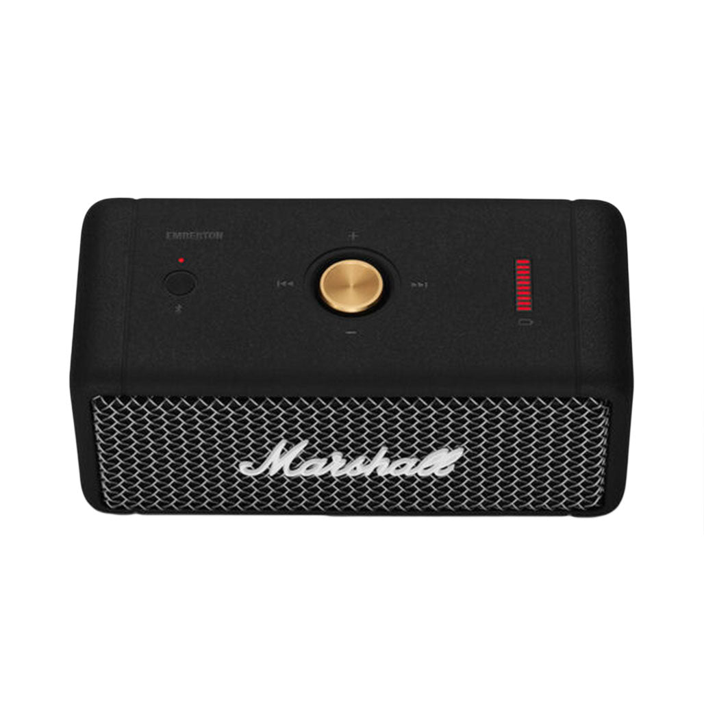 Marshall Emberton Portable Waterproof Wireless Speaker (Black), 31690615128316, Available at 961Souq