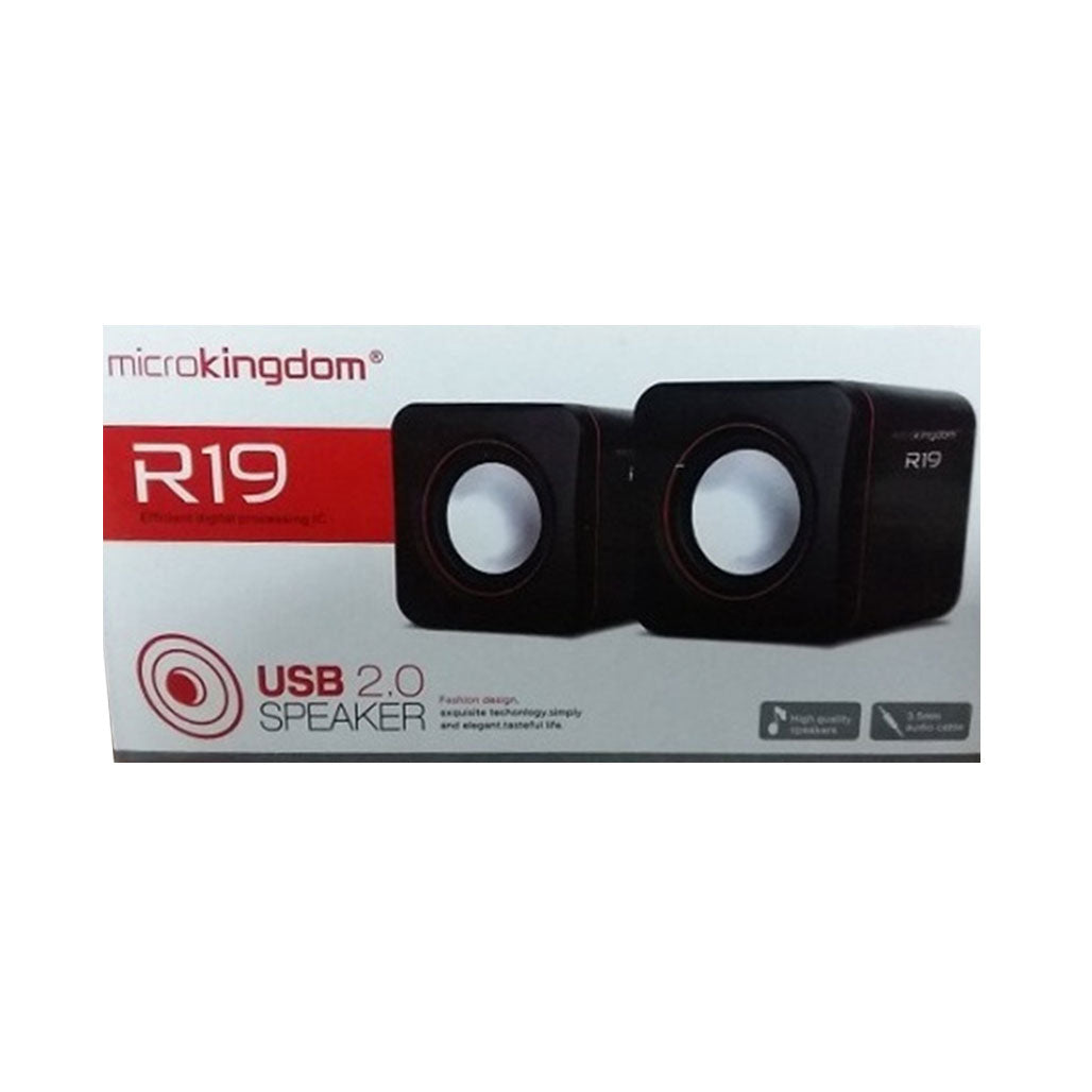 MicroKingdom R19 USB 2.0 Speaker, 29948514861308, Available at 961Souq