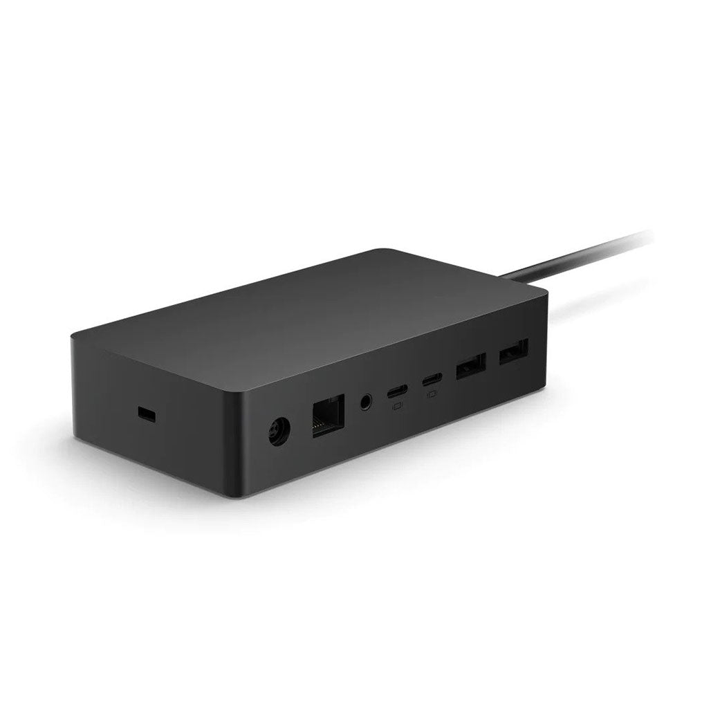 A Photo Of Microsoft Surface Dock 2 | Dual 4K Monitor Support, USB-C & USB-A Ports, Gigabit Ethernet