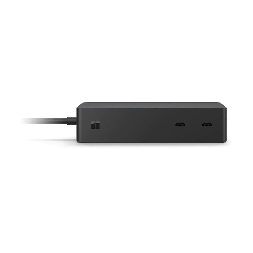 A Photo Of Microsoft Surface Dock 2 | Dual 4K Monitor Support, USB-C & USB-A Ports, Gigabit Ethernet