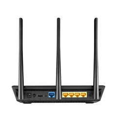 Asus RT-AC66U B1 AC1750 Dual Band Gigabit WiFi Router with AiMesh for mesh wifi system and AiProtection from Asus sold by 961Souq-Zalka