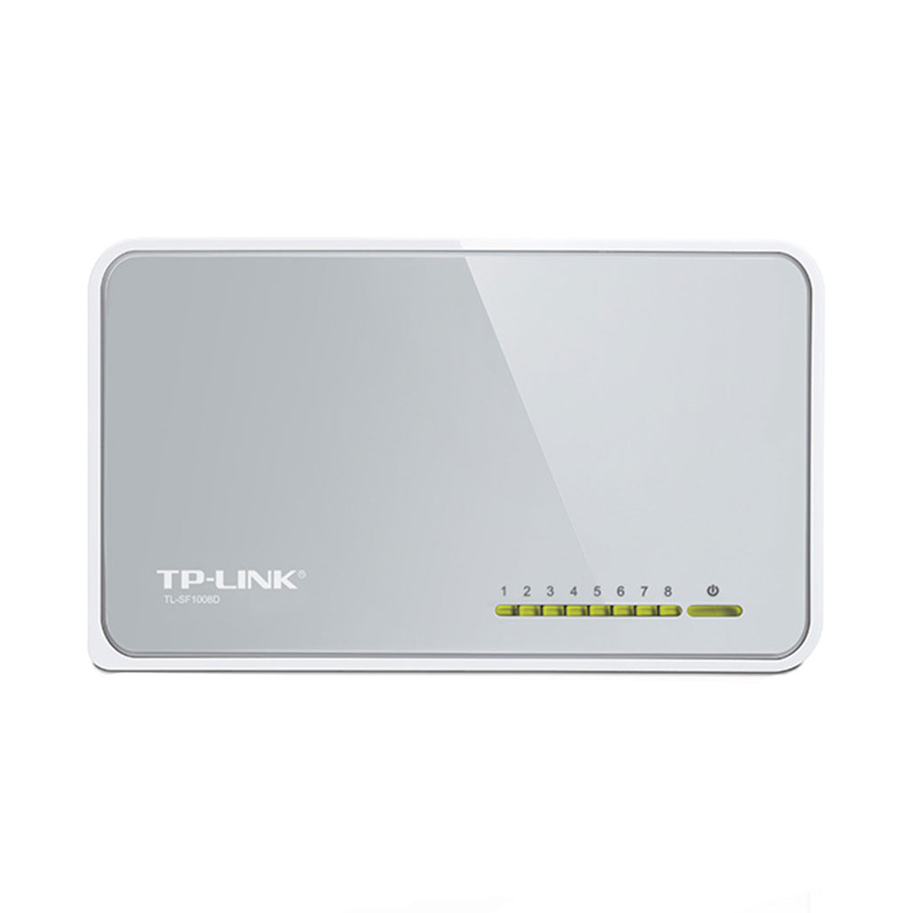 A Photo Of TP-Link SF1008D 8-Port 10/100Mbps Desktop Switch | Reliable Network Connectivity, Fanless Design