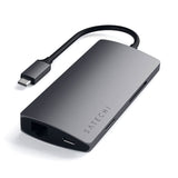 Satechi Type-C Multi-Port Adapter 4K With Ethernet V2 Space Gray from Satechi sold by 961Souq-Zalka