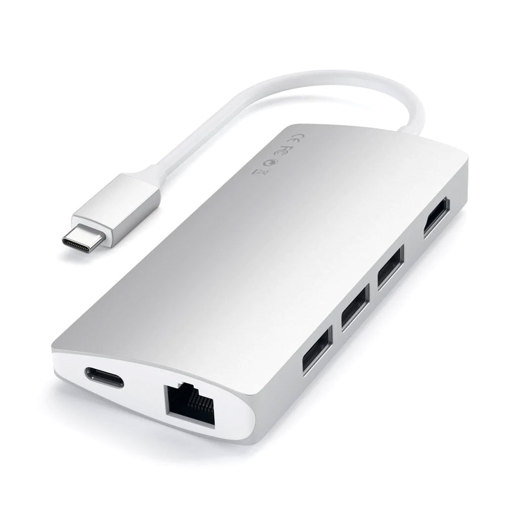 Buy Satechi USB C Hub - Type-C Aluminum Stand & Hub - USB-C Data Port,  Micro/SD Card Readers, USB 3.0 & Headphone Jack Port - for M2/ M1 Mac Mini,  Mac Studio