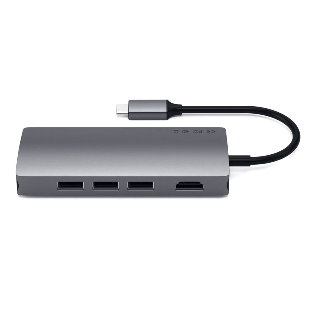 Satechi Type-C Multi-Port Adapter 4K With Ethernet V2, 31605232500988, Available at 961Souq