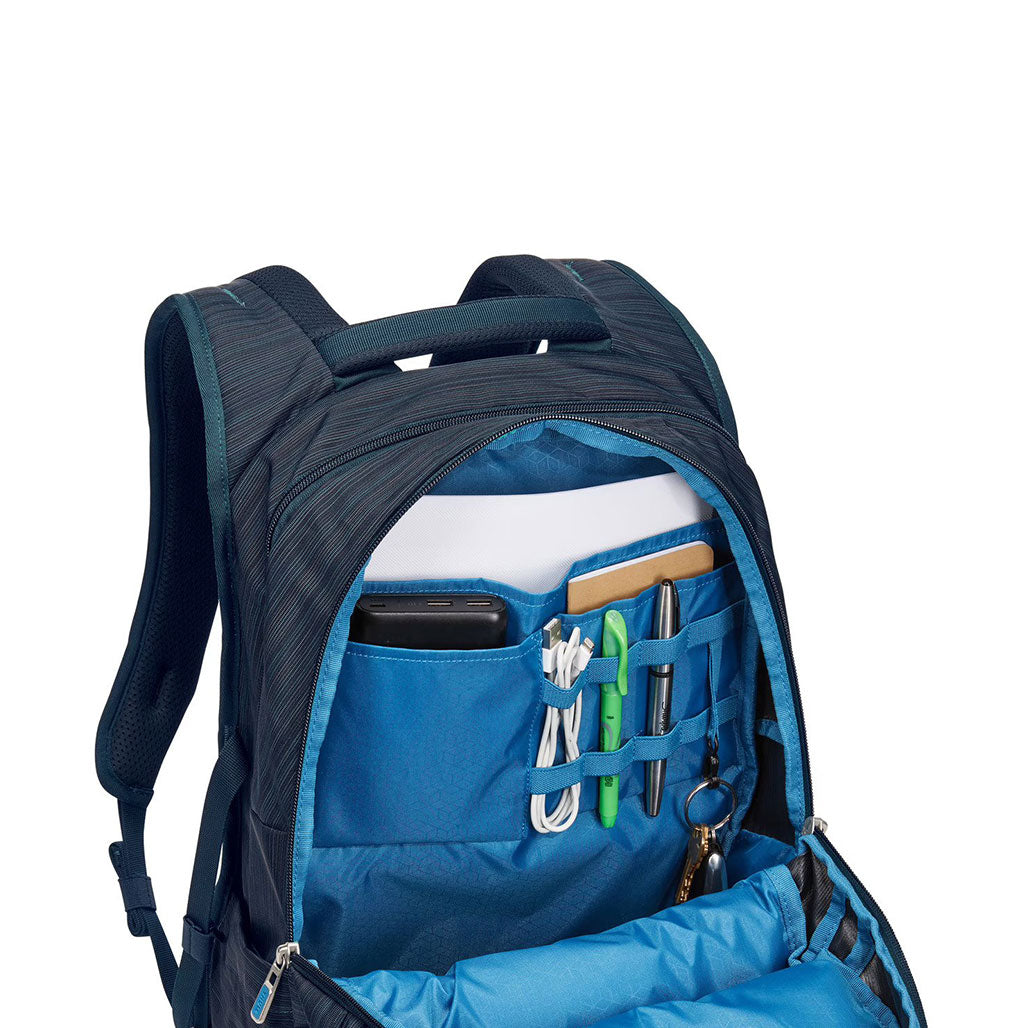 Thule Construct laptop backpack carbon blue, 30219337072892, Available at 961Souq