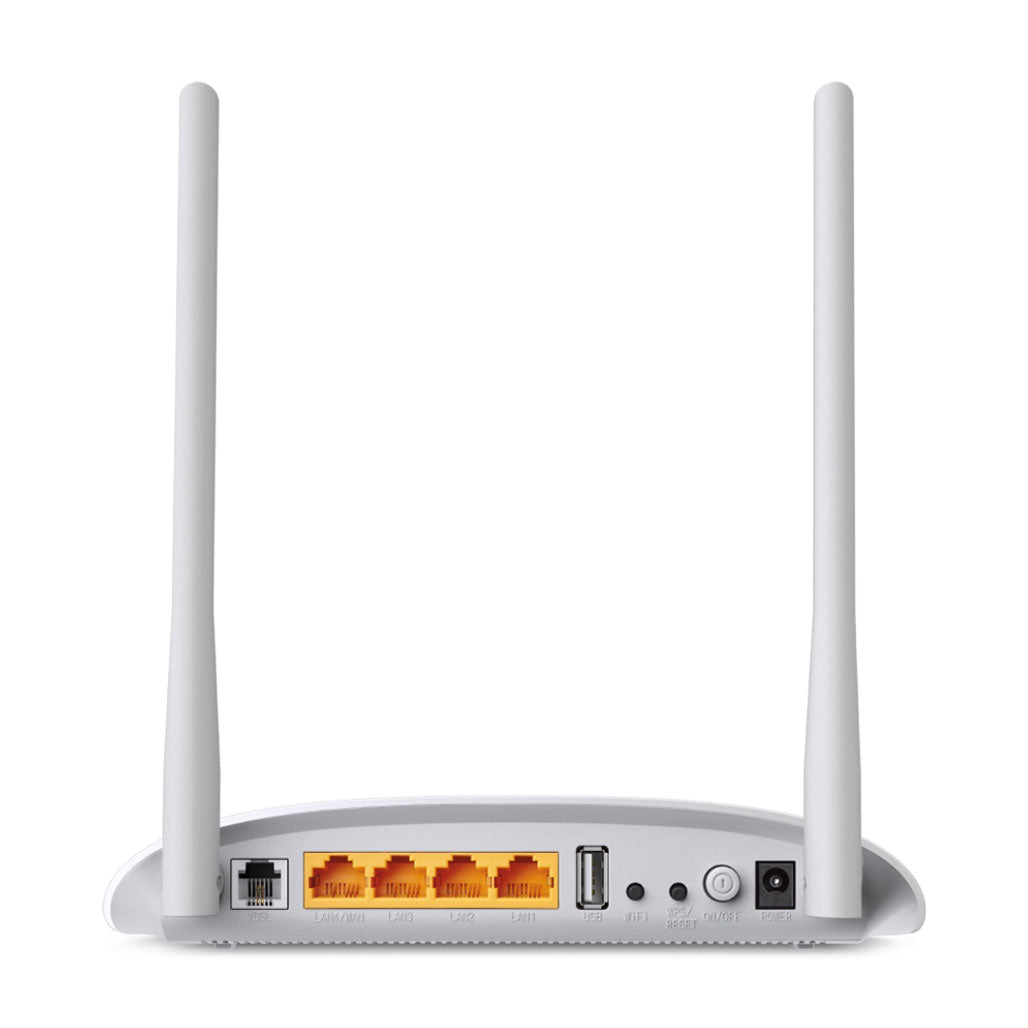 A Photo Of TP-Link TD-W9970 Wireless N USB VDSL/ADSL Modem Router | 300Mbps, 4 Ports, USB 2.0