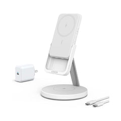 Anker 633 Magnetic Wireless Charger (MagGo) White from Anker sold by 961Souq-Zalka