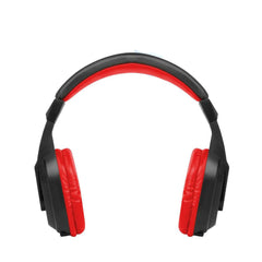 Promate Wireless Bluetooth Headphones, Lightweight Portable On-Ear Stereo Headset with Mic, 3.5mm Audio Cord, HiFi Sound, Volume control and Noise Cancellation, Tempo-BT RED from Promate sold by 961Souq-Zalka