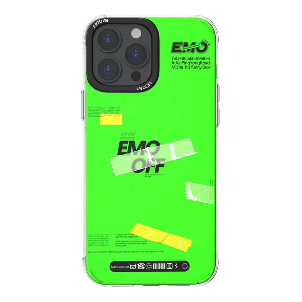 Emo Off IPhone 14 Shockproof Case, 31698423349500, Available at 961Souq