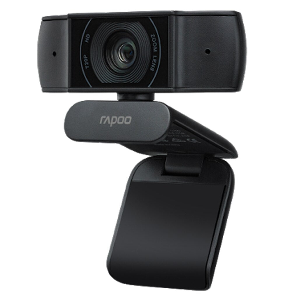 Rapoo C200 Webcam 720P HD With USB 2.0 With Microphone Rotatable Cameras For Live Broadcast Video Calling Conference, 20530398363820, Available at 961Souq