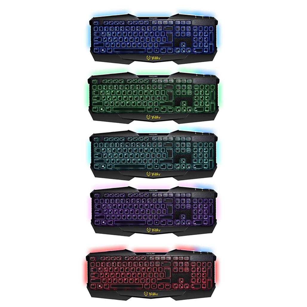 Prolink Velifer Series Usb Illuminated Mult Gaming Keyboard, 29869129335036, Available at 961Souq