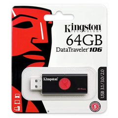 Kingston DataTraveler DT106 64GB from Kingston sold by 961Souq-Zalka