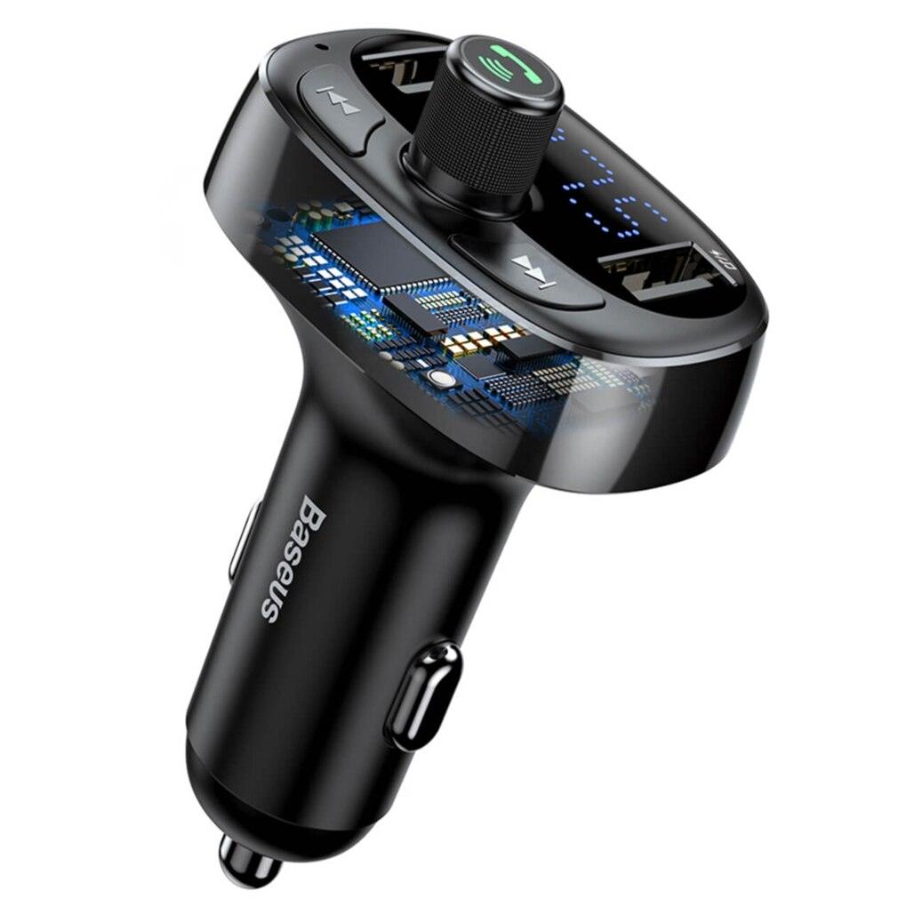 Baseus T-typed Bluetooth MP3 Charger with Car Holder, 20529775050924, Available at 961Souq