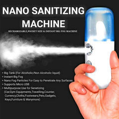 A Photo Of Nano Mist Sprayer | Portable Sanitizer Spray Machine