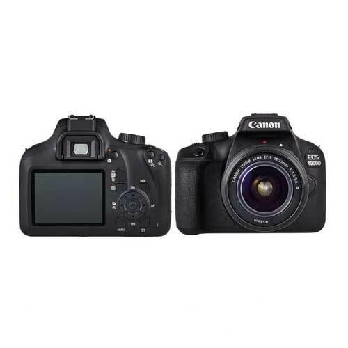 Canon EOS 4000D 18MP Digital SLR Camera (Black) + Lens18-55mm III + Memory 32GB Card, 20528626499756, Available at 961Souq
