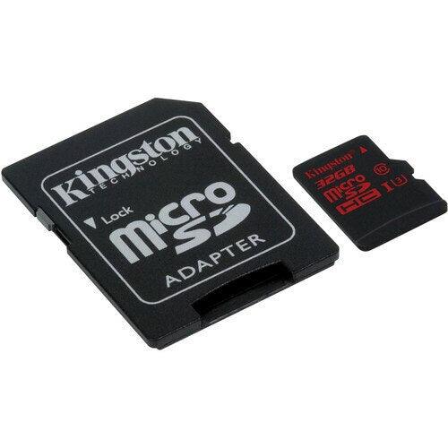 Kingston 32GB UHS-I U3 microSDHC Memory Card, 20527134671020, Available at 961Souq