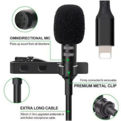 A Photo Of Lavalier Microphone Super Sound For Audio and Video Recording