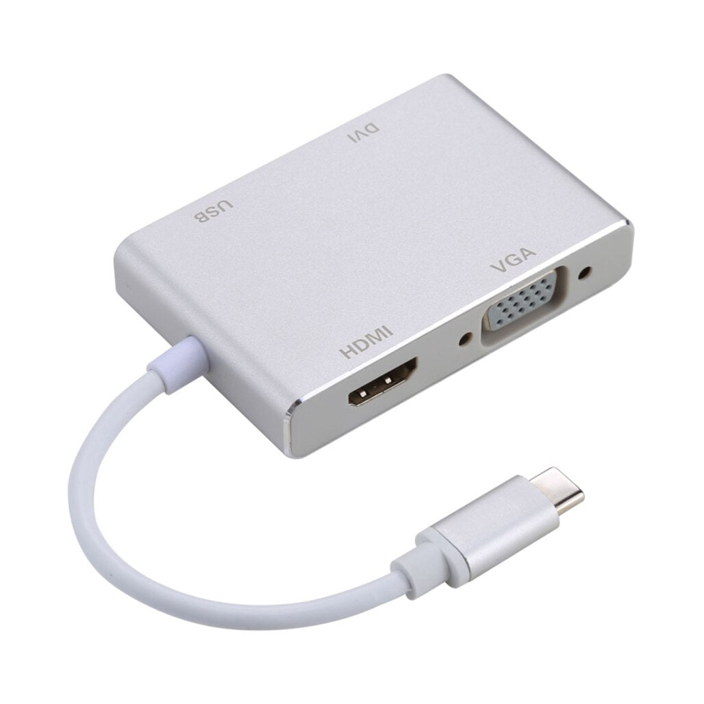 USB-C to VGA DVI HDMI - USB adapter 4 in 1 from Other sold by 961Souq-Zalka
