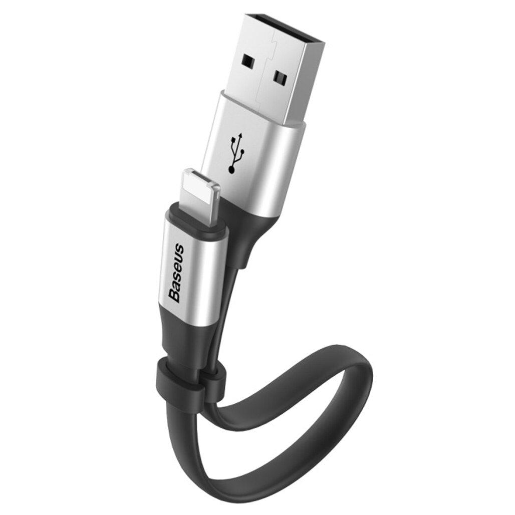 Baseus two in one portable Cable usb to lightning cable 23CM from Baseus sold by 961Souq-Zalka