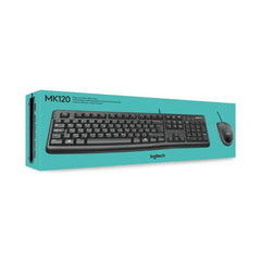 Logitech MK120 Corded Keyboard and Mouse Combo from Logitech sold by 961Souq-Zalka