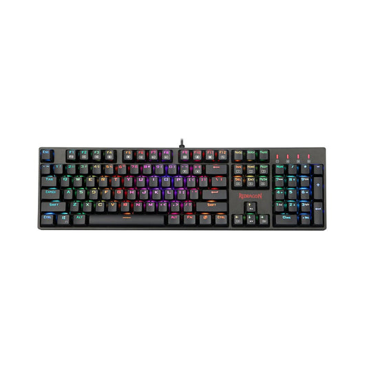 Redragon K582 SURARA RGB LED Backlit Mechanical Gaming Keyboard with104 Keys, Tactile Blue Switches from Redragon sold by 961Souq-Zalka