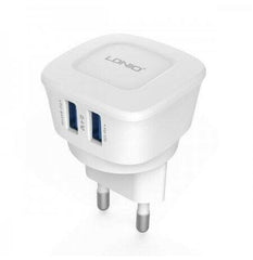 LDNIO DL-AC66 2 USB Port AC Adapter 5V 2.4A Plug Wall Charger for Phone-Tablet from Ldnio sold by 961Souq-Zalka