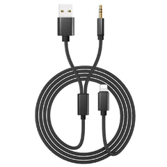 IP3.5mm+Lightning charging - audio cable from Other sold by 961Souq-Zalka