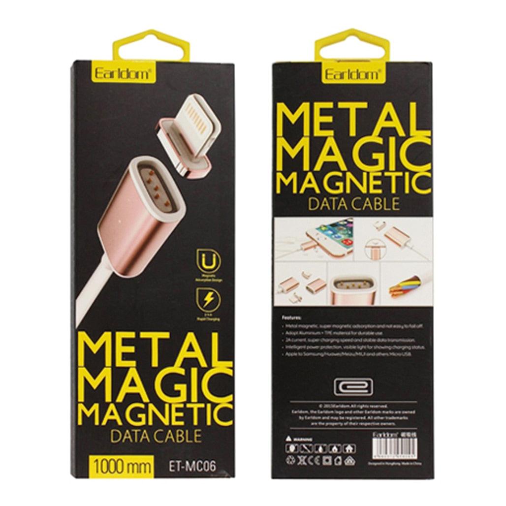 Earldom Metal Magic Magnetic Data Cable 1000mm, 20529747755180, Available at 961Souq