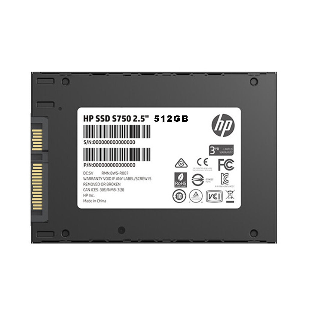 HP SATA 3 2.5 inch SSD S750, 20529552687276, Available at 961Souq