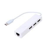 Type-C Ethernet adapter with 3 port usb hub from Other sold by 961Souq-Zalka