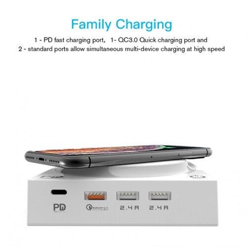 Moxom KH-62 Touch LED 40W Wireless Charger - 61547, 20529112187052, Available at 961Souq
