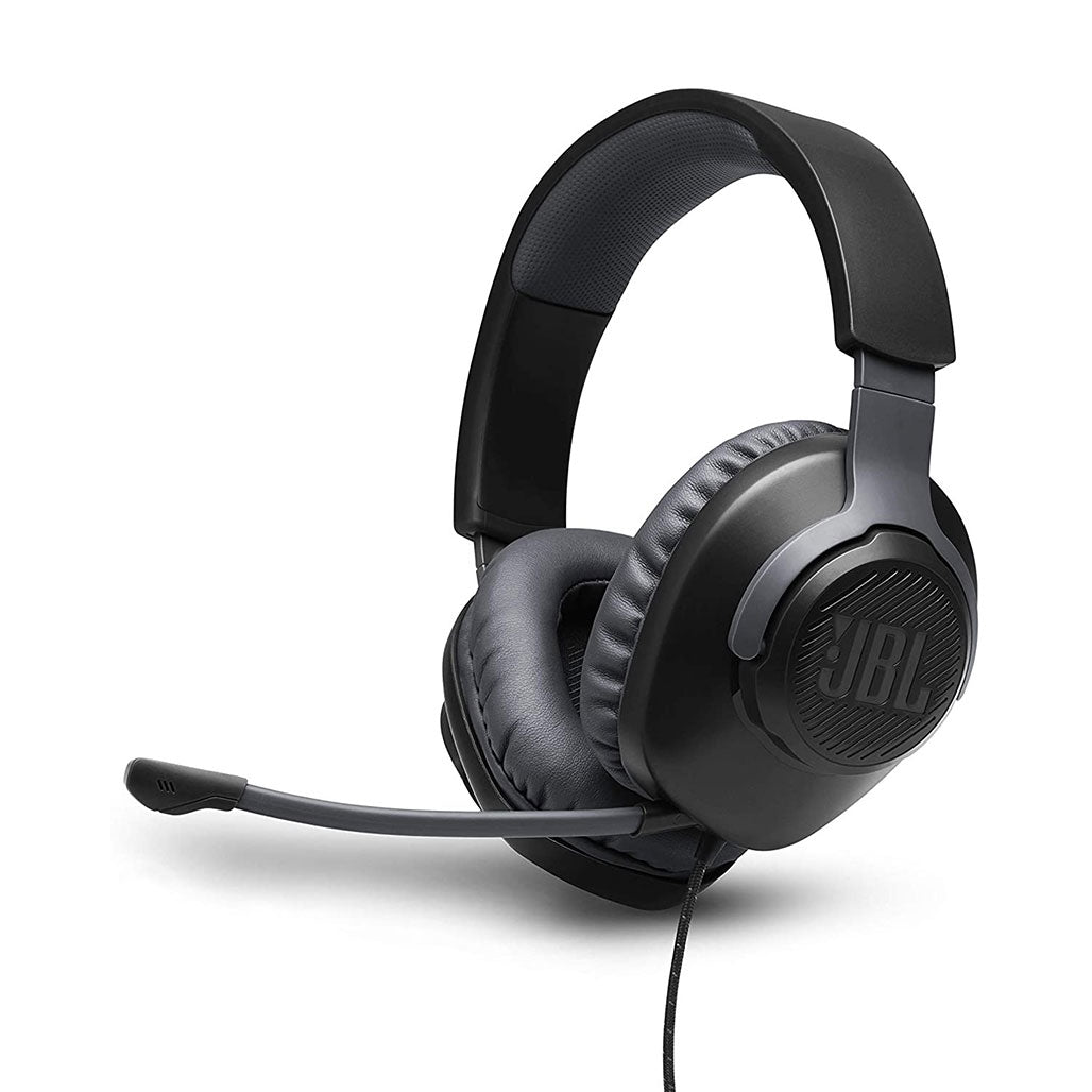 A Photo Of JBL Quantum 100 Gaming Headset – Immersive Sound and Clear Communication with Detachable Boom Mic