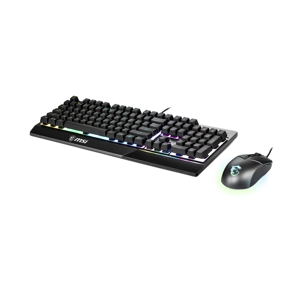 MSI Vigor GK30 Combo Gaming Keyboard and Mouse, 31357391601916, Available at 961Souq