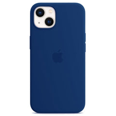 Iphone 13 Pro max Silicone Case Blue from Other sold by 961Souq-Zalka