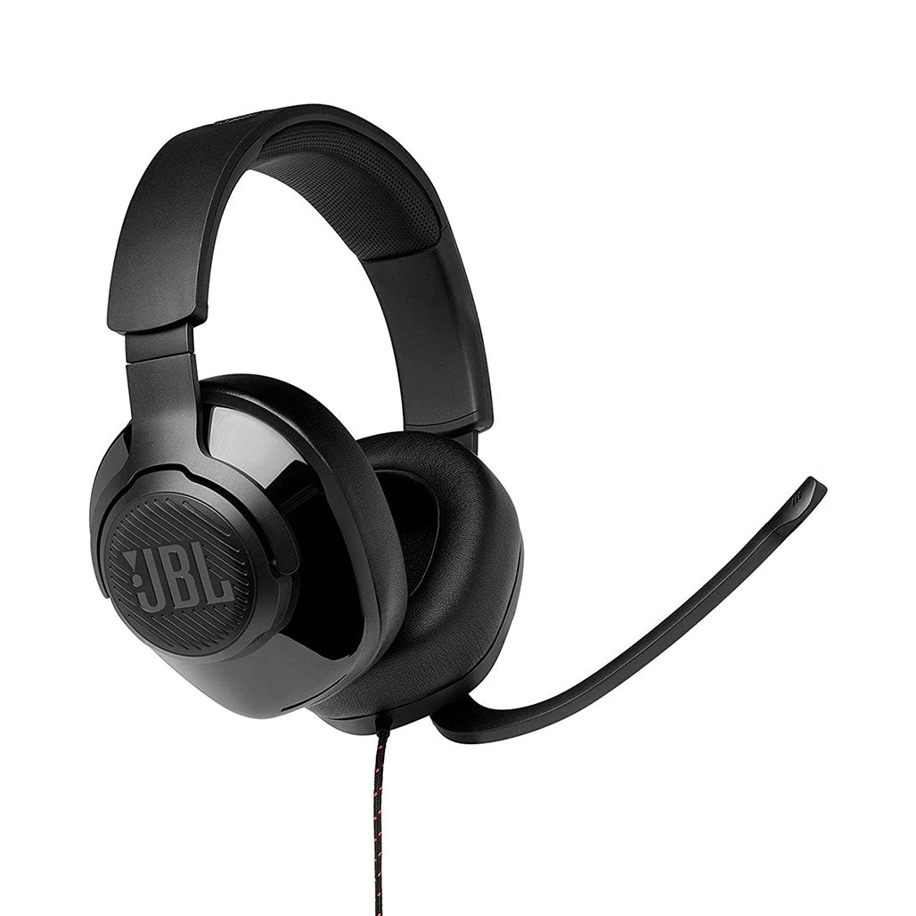 A Photo Of JBL Quantum 300 Wired Gaming Headset – Immersive Sound with JBL QuantumSURROUND™ and Voice Focus Boom Mic