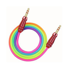 AUX Rainbow Cable 3.5MM from Other sold by 961Souq-Zalka